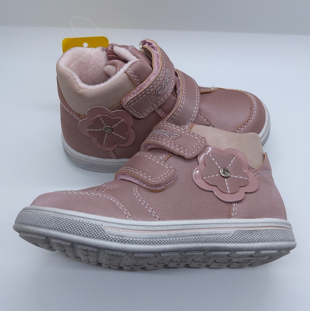 Bobbie Bear Girls Toddler Pink Metallic Boots NWT - Size 23